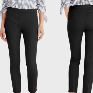 J. Crew Black Ankle Cropped Pants Sleek Tailored Silhouette